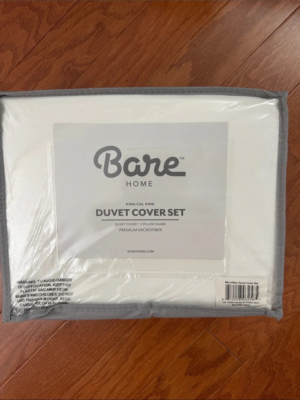 Bare Home Off-White Duvet Cover Set - King/Cal King
